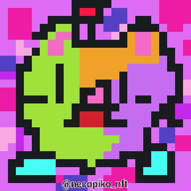Necopiko 9y/o pixel art of cats collection image