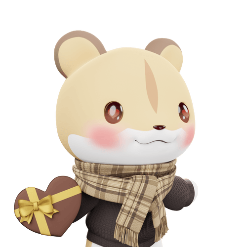 3D LEELEE-Love-Golden hamster-#20721
