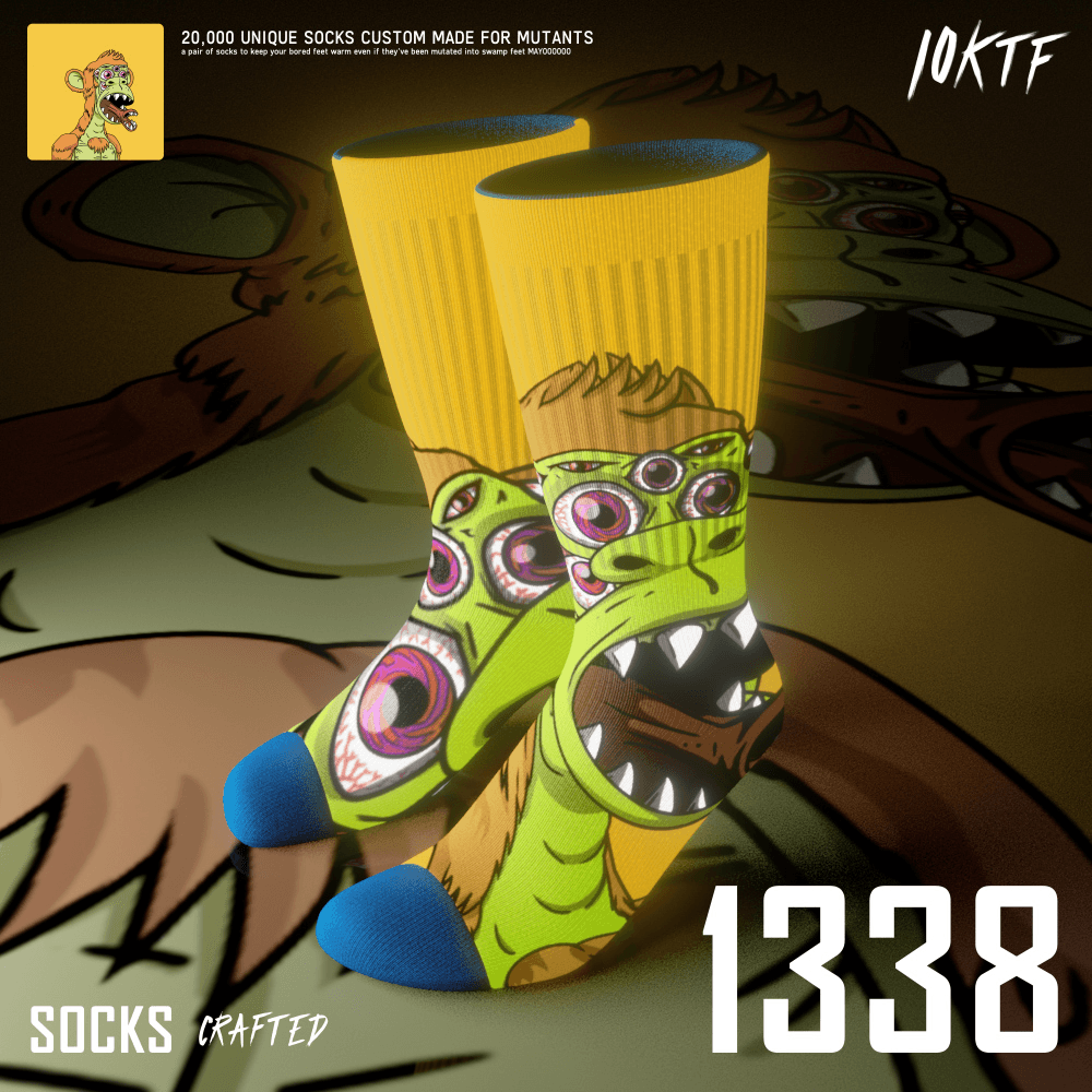 Mutant Crew Socks #1338