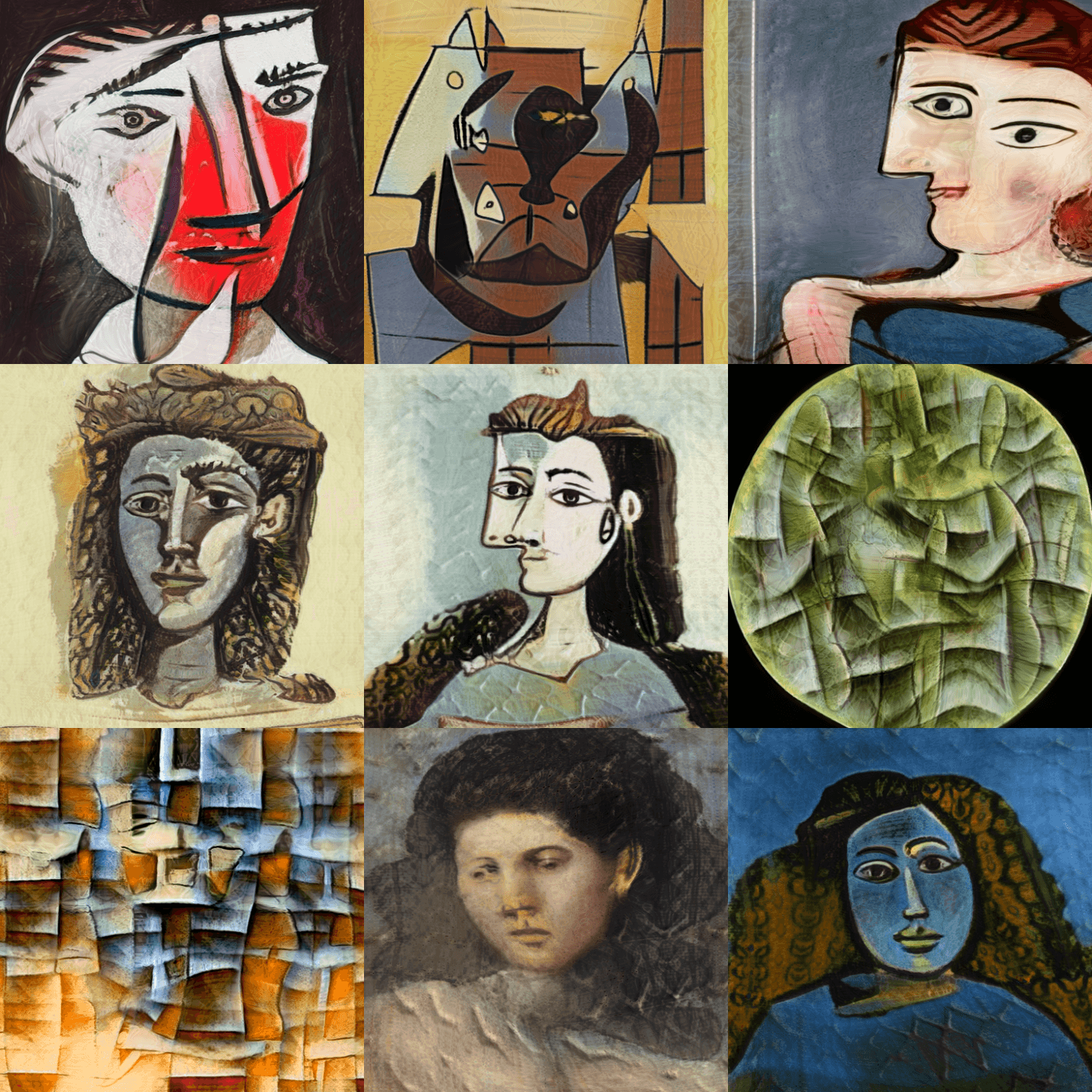 thepicassoproject - Pablo Picasso. Reborn as a Neural Network.