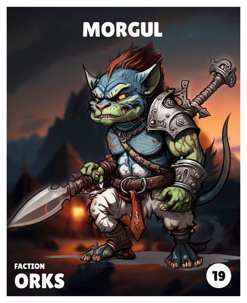 Fantasy Cats Cards #19 Morgul