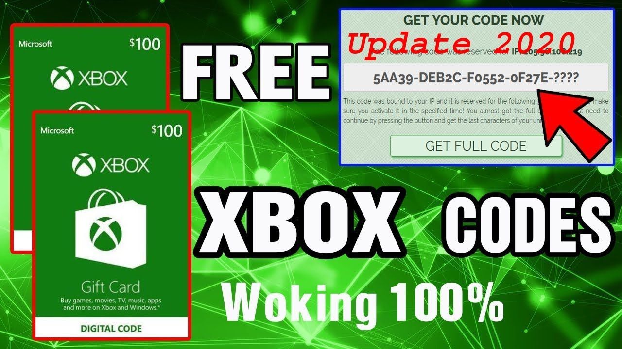 Free Xbox Gift Card Codes No Human Verification