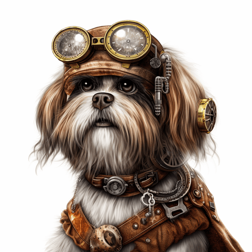 Robotic Steampunk Dog 31