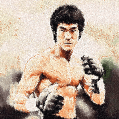 Acrylic #10 Bruce Lee