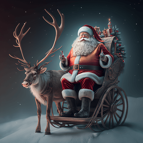 Santa On His Way 7 (OS)