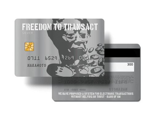 Nakamoto Trustless Card - Silver Edition