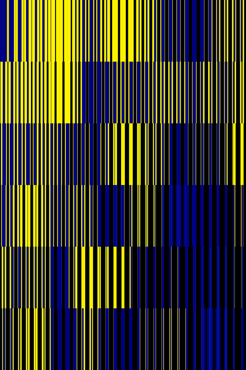 Three lines. Three Colours #99
