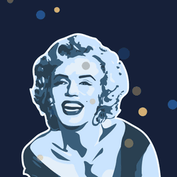 Modern Muse: Marilyn Monroe x Zeblocks Generative Art collection image