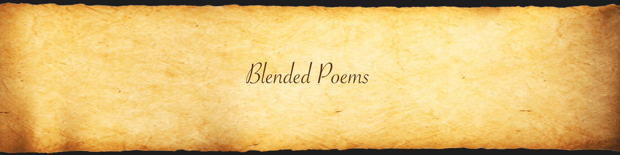Blended Poems