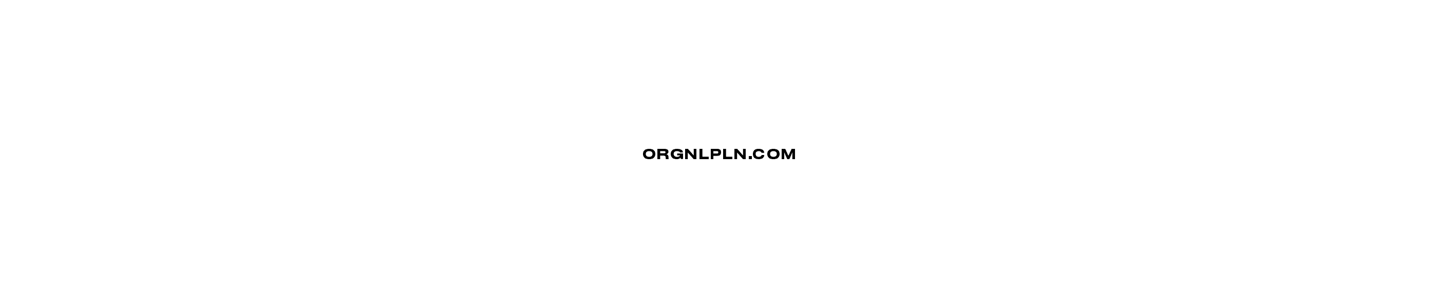 ORGNLPLN banner