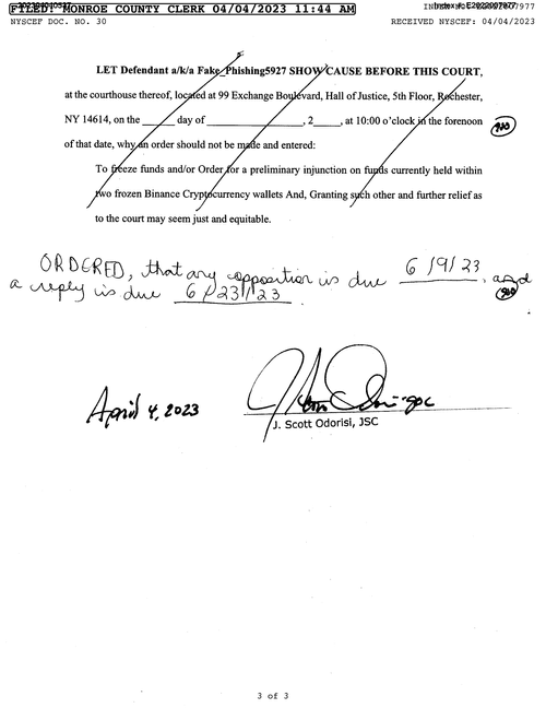 Order to Show Cause - Page 3