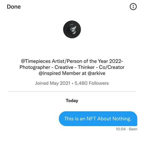 NFT About Nothing 