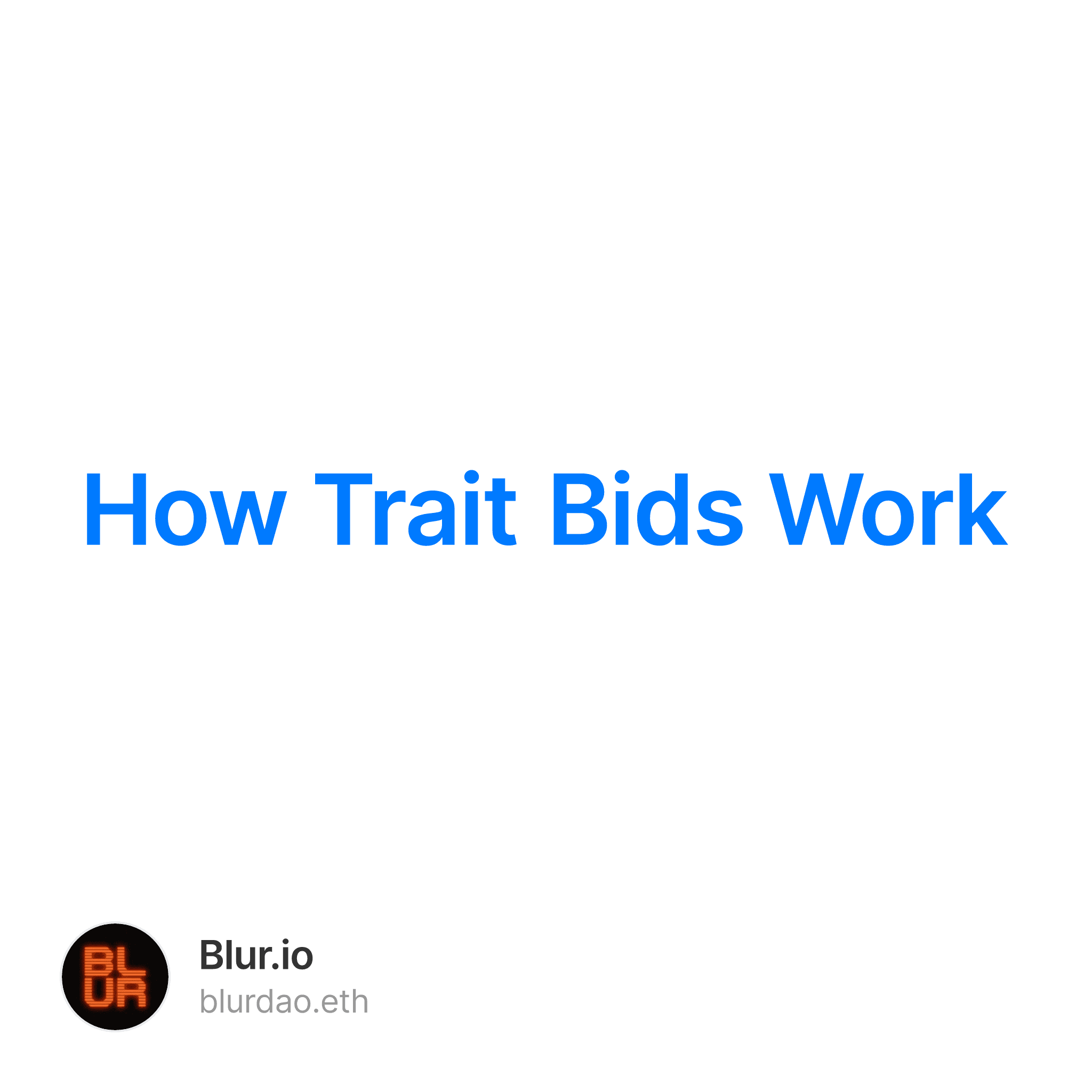 How Trait Bids Work Collection OpenSea