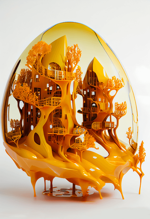 Fantasy Architecture Egg 12