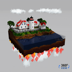 Crypto Lighthouses 3D collection image