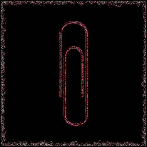 1 red paperclip