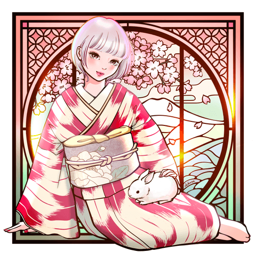 Kimono Girl-sakura