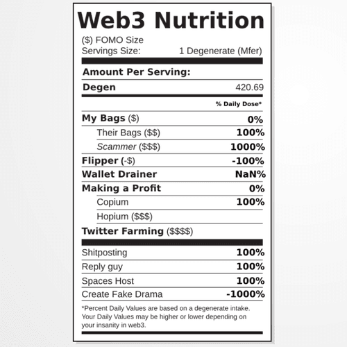 Web3 Nutrition