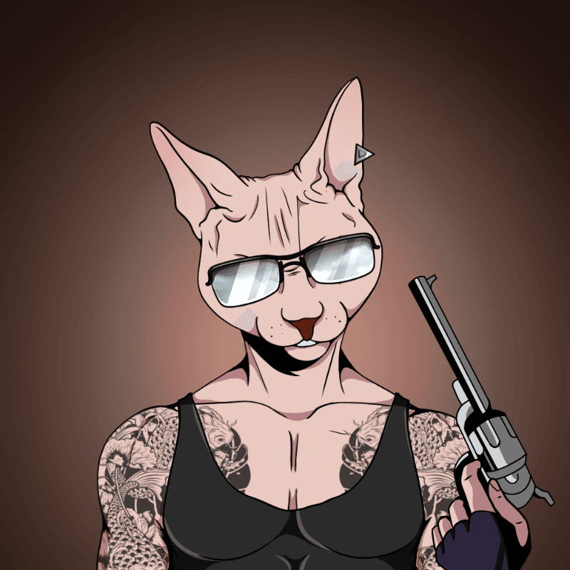 YakuzaCat 239 The Yakuza Cat Official OpenSea