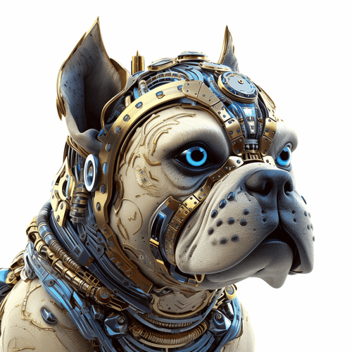 Robotic Steampunk Dog 12
