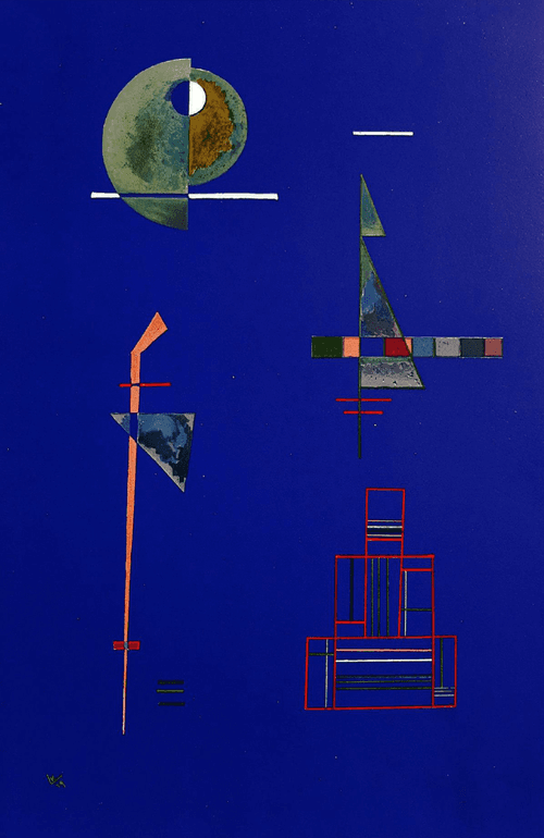 Leise Deutung - Wassily Kandinsky