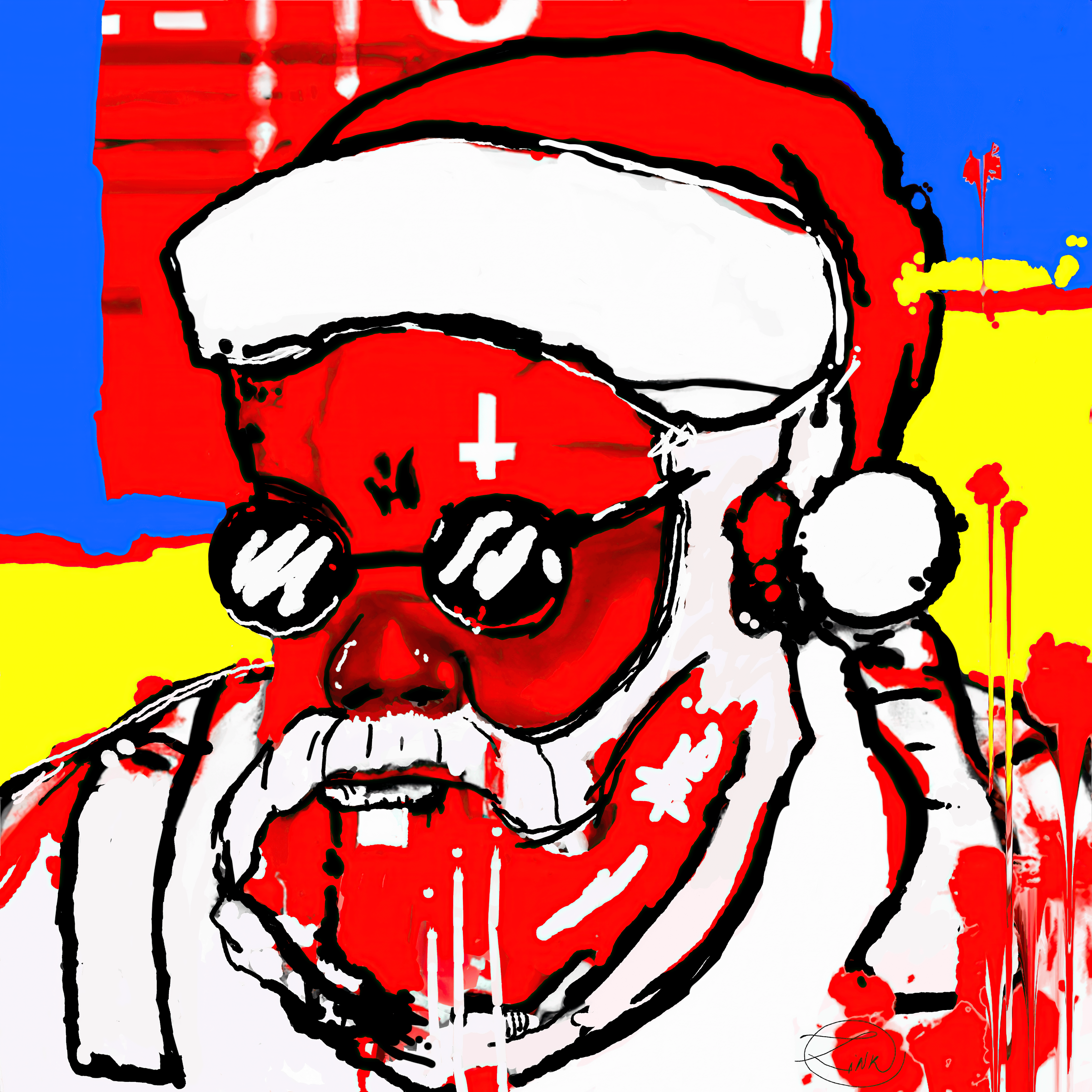 "A Visit from St. Nicholas" Bloody 2023 Santa