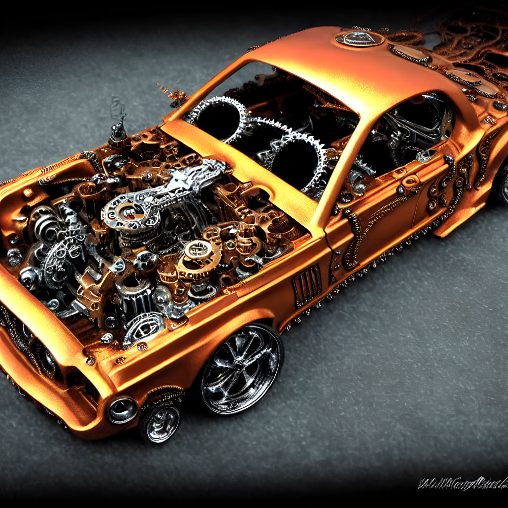 1969 Ford Mustang Steampunk