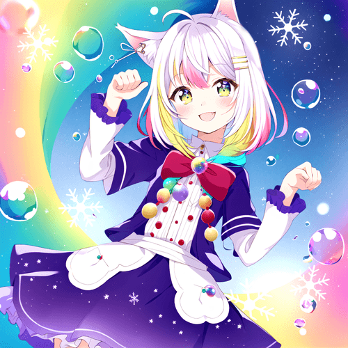 Colorful pop Paw #049