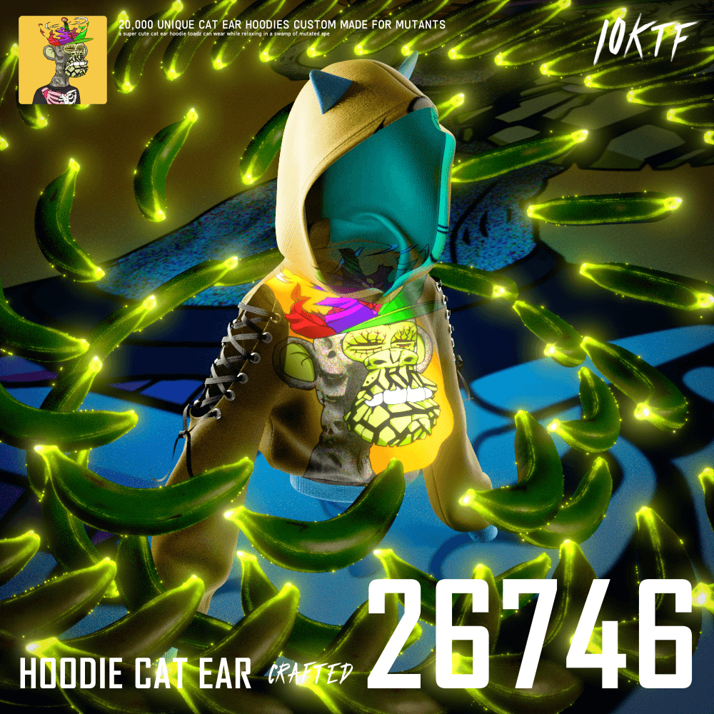 Mutant Cat Ear Hoodie #26746