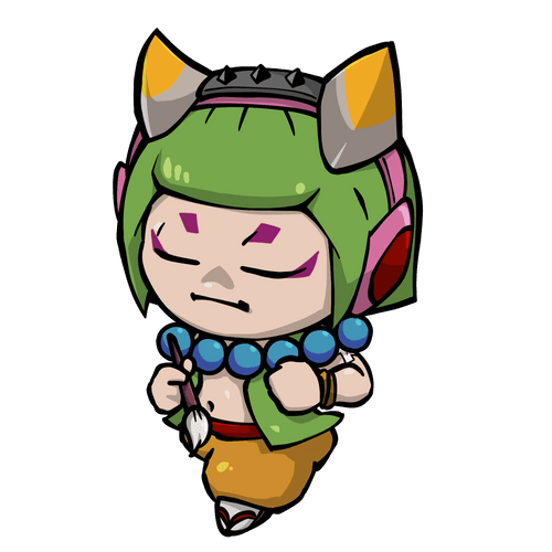 ゲームキャラ風Yama-Satori #26434擬人化