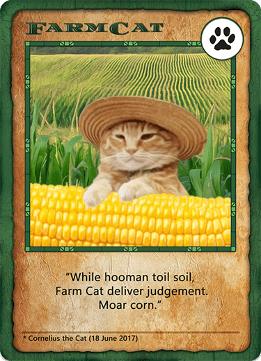 FARMCAT | BITCORNS | Harvest #1 / Card #23
