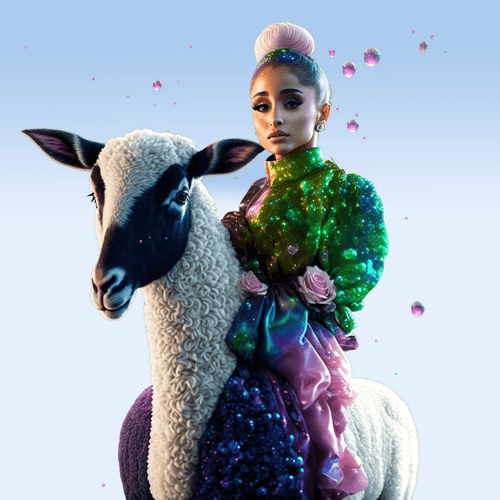 Riding on a lamb - Ariana Grande - special delivery  120/444