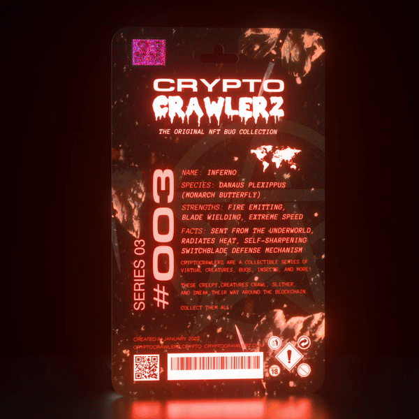 CryptoCrawlerz - Series 03 - #003 - Inferno