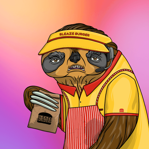 Sleazy Sloth Art