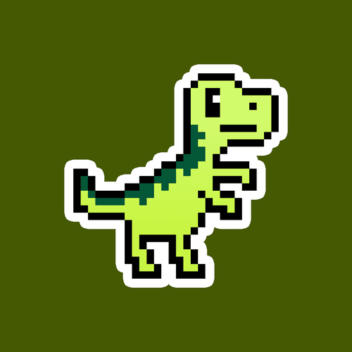 PixelSaurus Rex #0418