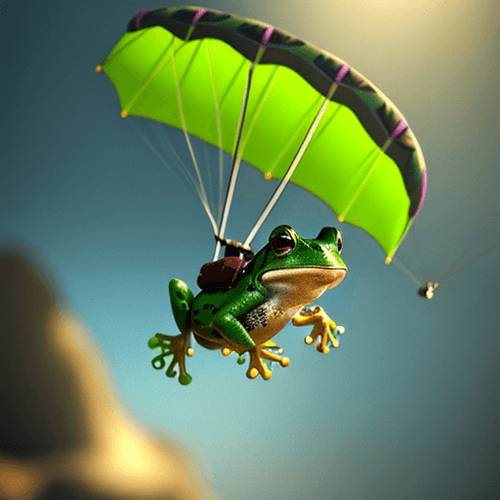 Parachute Frog