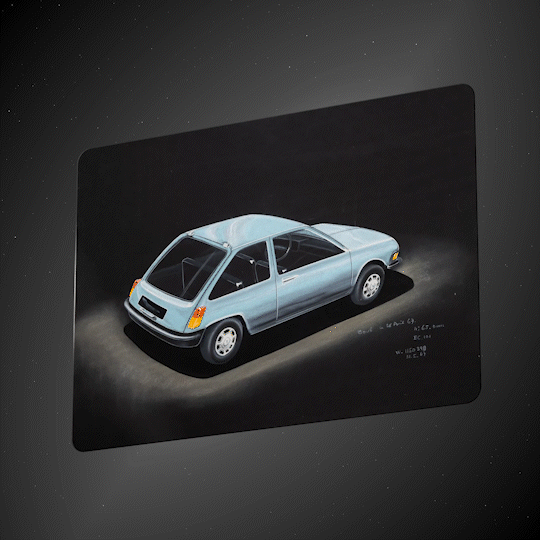 Renault 5 original sketch #1227