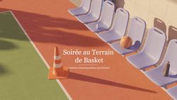 Soirée au Terrain de Basket collection image