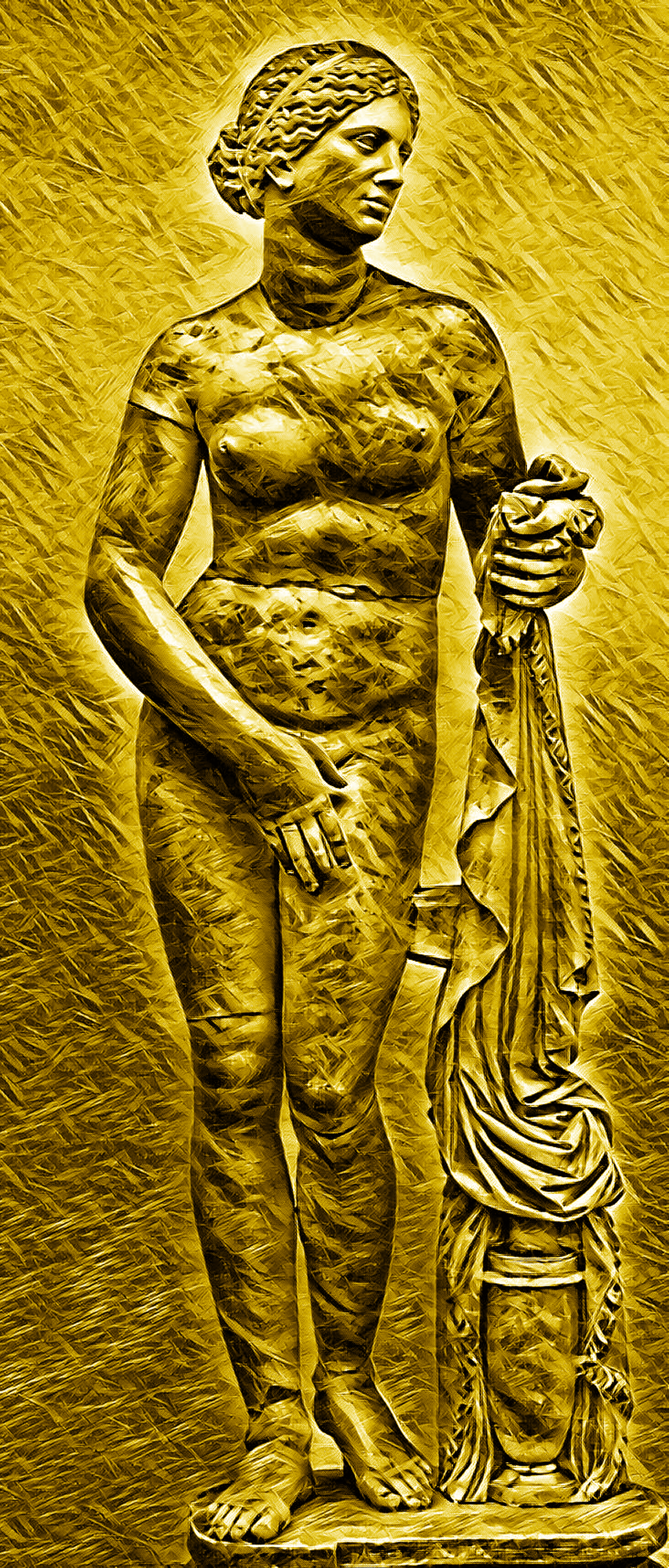 Crypto Goddess Aphrodite 1/1000 Crypto Goddess Gold Series
