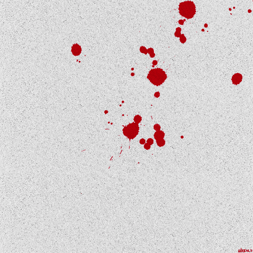 bloodstain pattern #69.