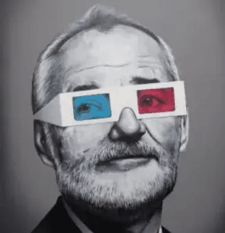 Bill Murray 1000: 3-D Glasses