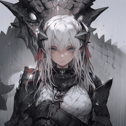 CCG #2 [Leila]"Silver Dragon Girl"