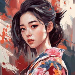 Japanese Ladies of AI art collection image