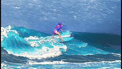 Gnarly Collab: Surfer @mari.salles_, AI Digital Art @jmmmmmmmmmp, Music Singela @lea_blua, collection image