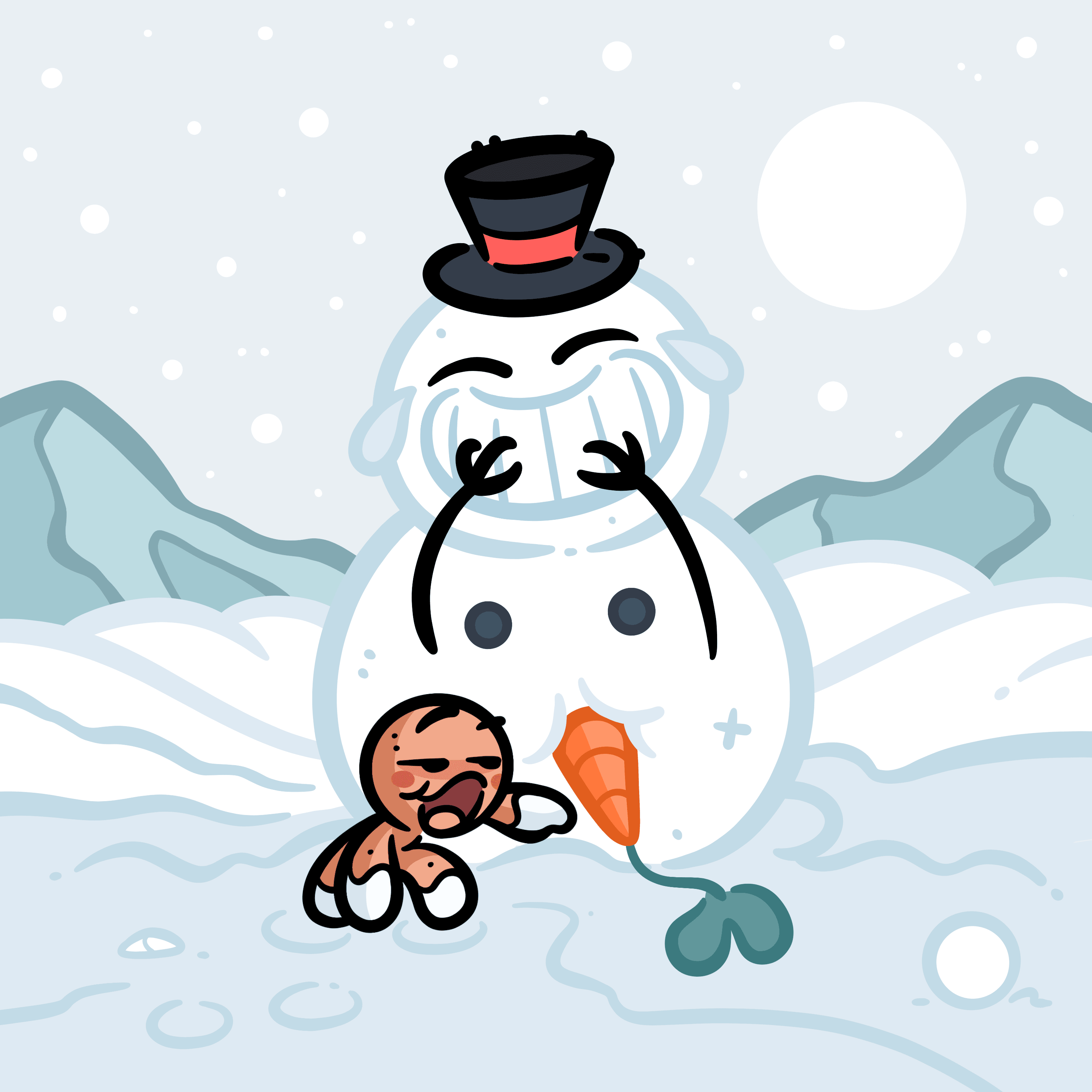 The Naughty Snowman