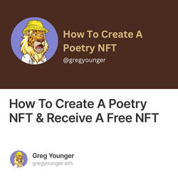 How To Create A Poetry NFT & Receive A Free NFT collection image