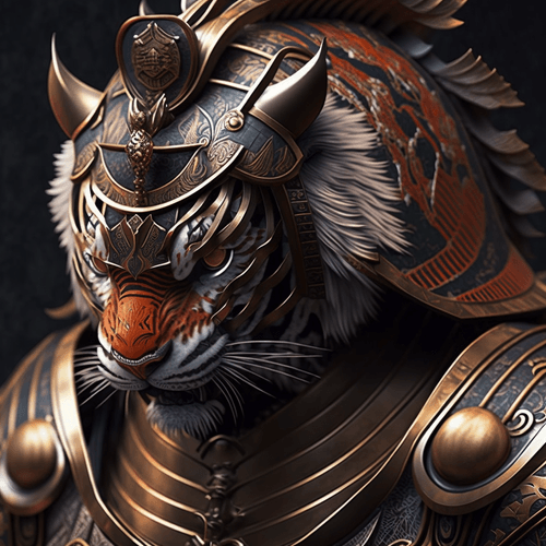 Samurai Warrior Animals #46