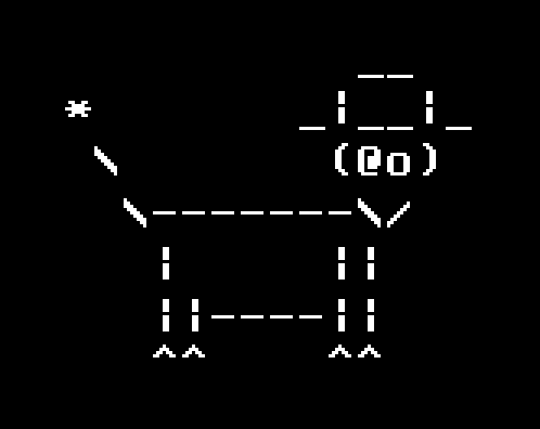 ASCII Cow Hallie