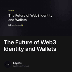 The Future of Web3 Identity and Wallets collection image