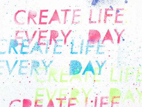 Create Life Every Day Business Cards